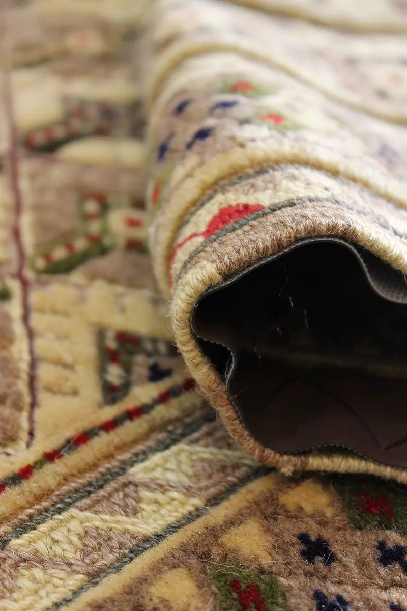 El Dokuma Afgan Berceste Bej Yün Kilim