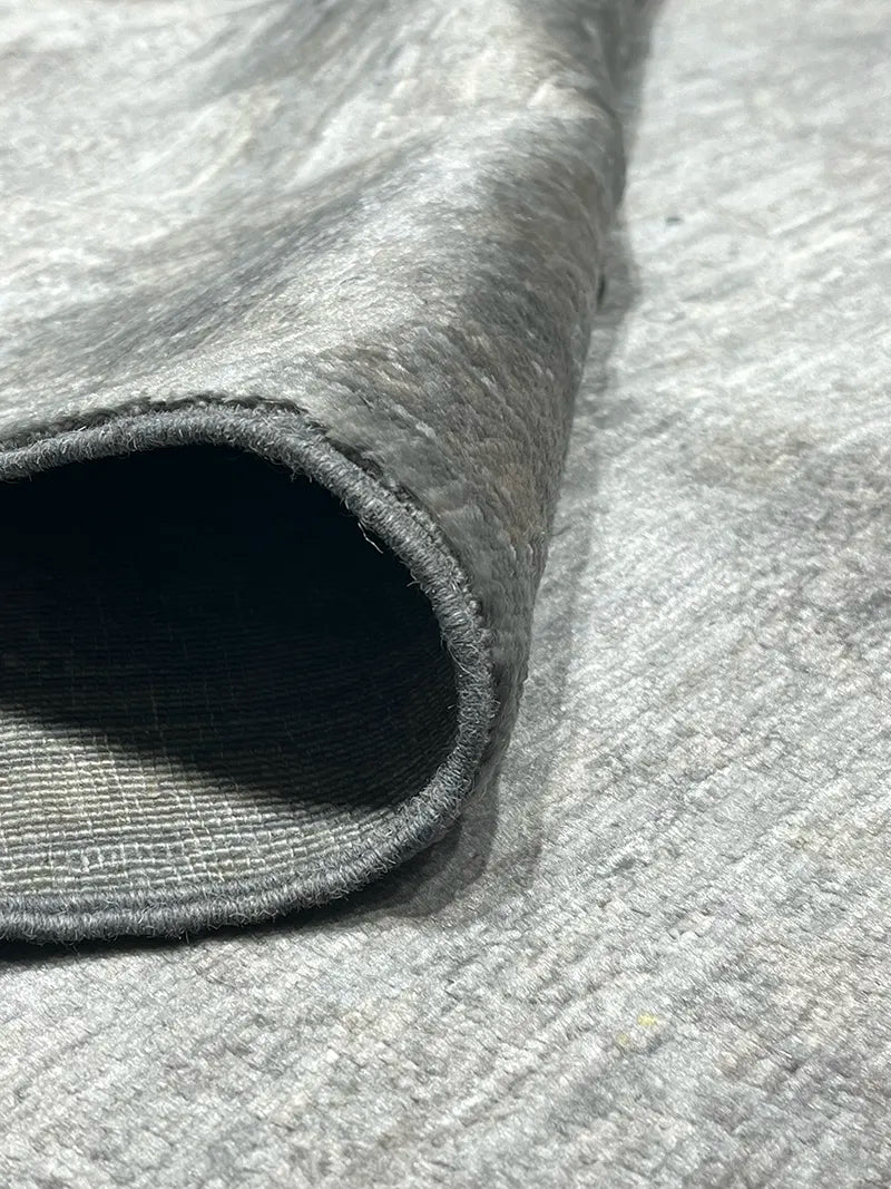 Overdye Serisi Eskitme El Dokuma Gri Halı