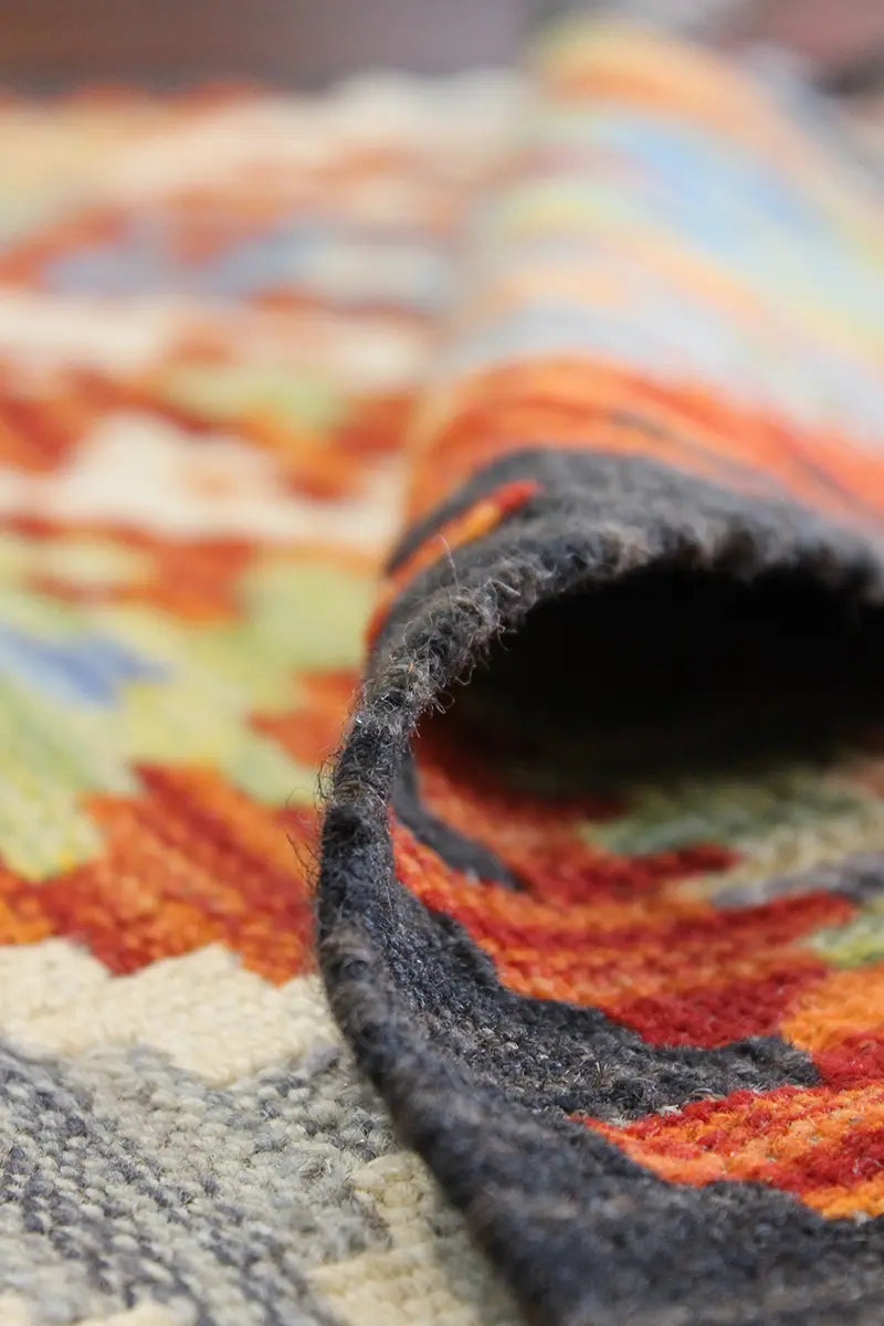 Natural El Dokuma Yün Afgan Kilim