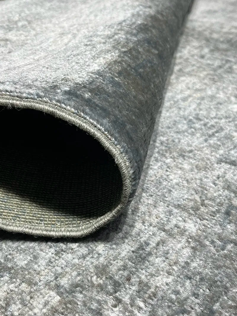 Overdye Serisi Eskitme El Dokuma Yeşil Halı