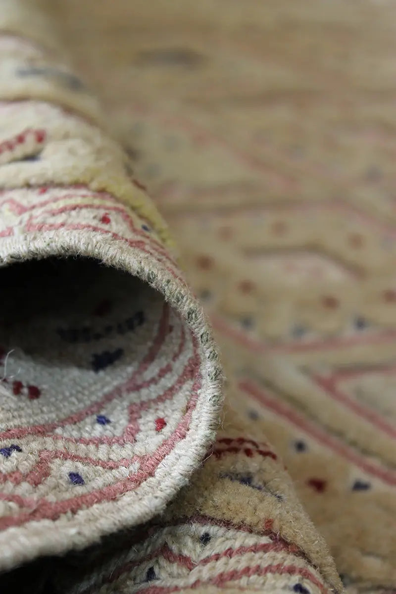 El Dokuma Afgan Berceste Bej Yün Kilim