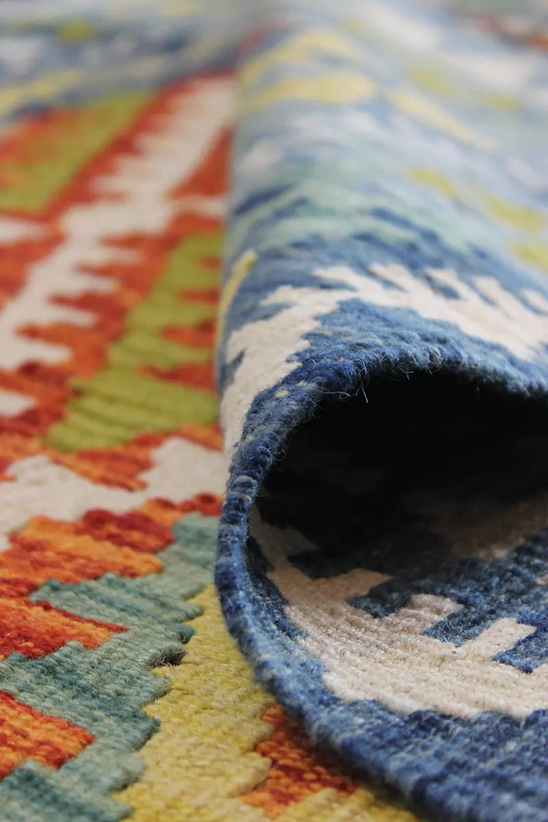 Natural El Dokuma Yün Afgan Kilim