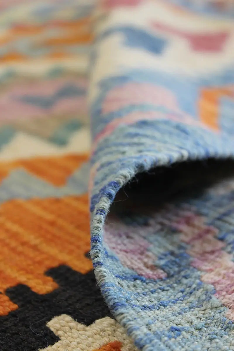 Natural El Dokuma Yün Afgan Kilim