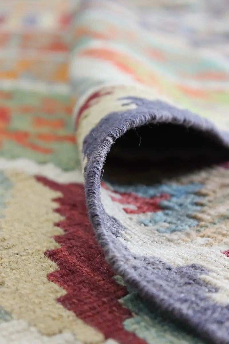 Natural El Dokuma Yün Afgan Kilim
