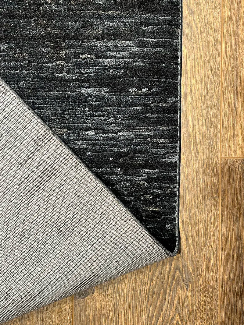 Woolknot Ametist Vintage Desen Antrasit Makine Halısı