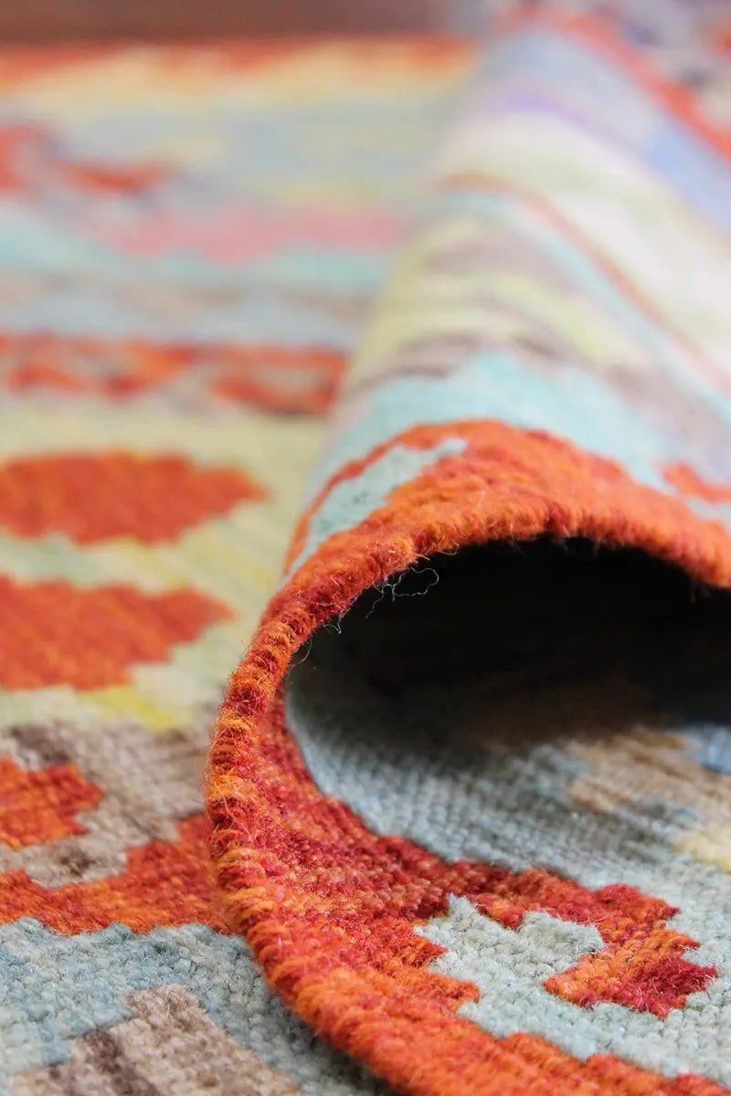 Natural El Dokuma Yün Afgan Kilim