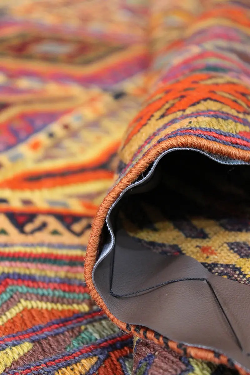 El Dokuma Afgan Berceste Renkli Yün Kilim