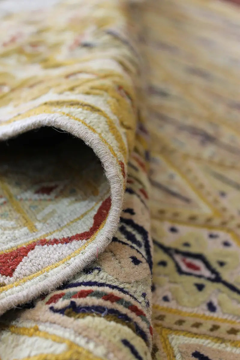 El Dokuma Afgan Berceste Bej Yün Kilim