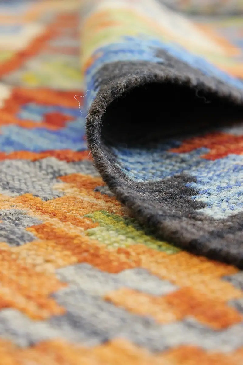 Natural El Dokuma Yün Afgan Kilim