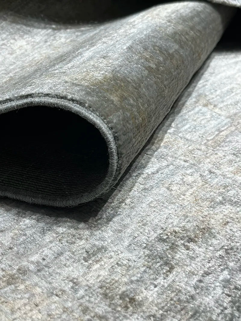 Overdye Serisi Eskitme El Dokuma Kahve Halı