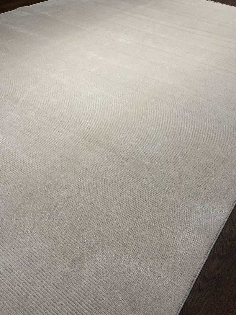 Modern Düz Krem Bambu Özel Tezgah Halısı