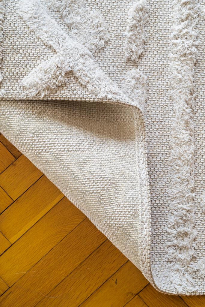 Apex Habitat 7601 Krem İskandinav Desen Halı