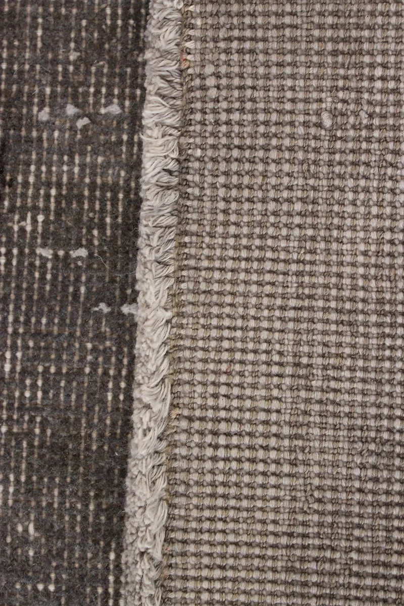 El Dokuma Gri Vintage Halı