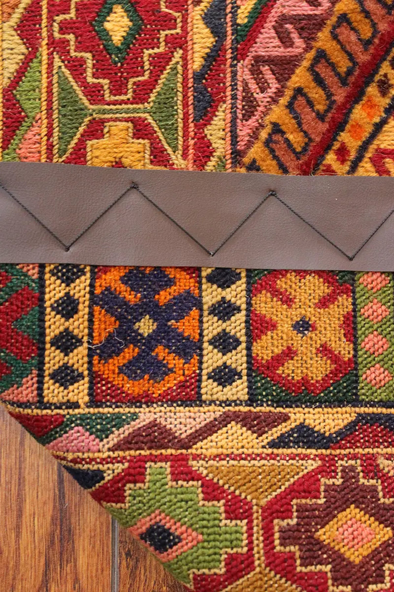 El Dokuma Afgan Berceste Renkli Yün Kilim