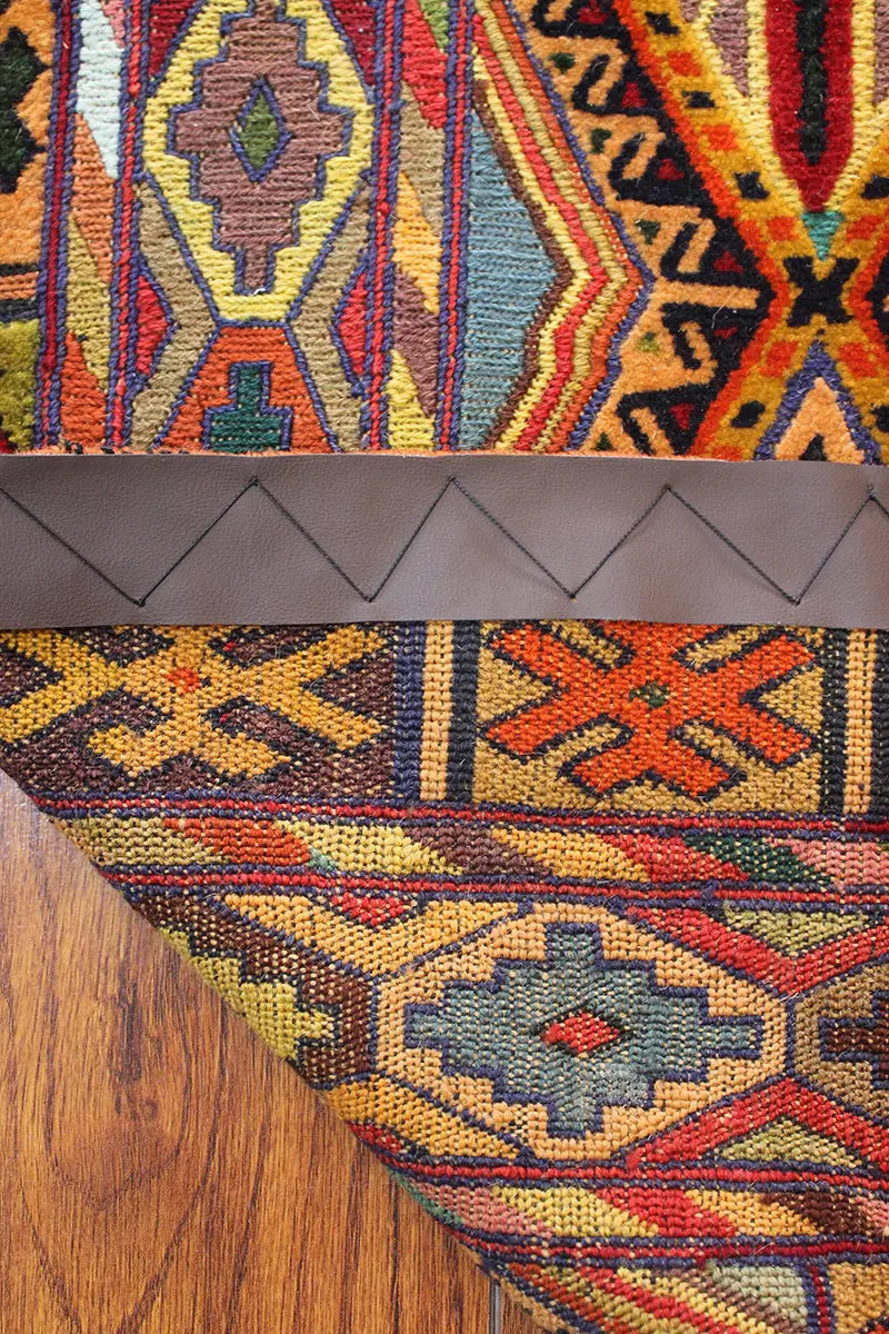 El Dokuma Afgan Berceste Renkli Yün Kilim