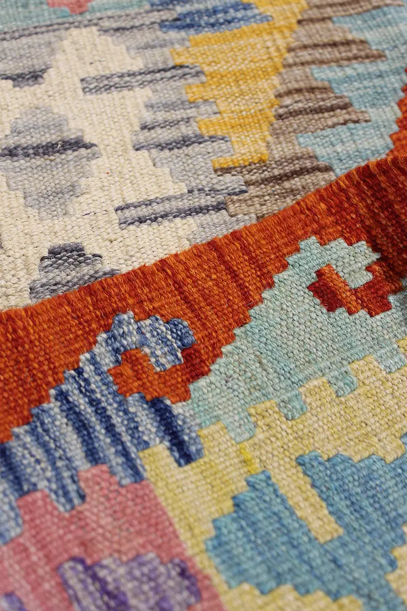 Natural El Dokuma Yün Afgan Kilim