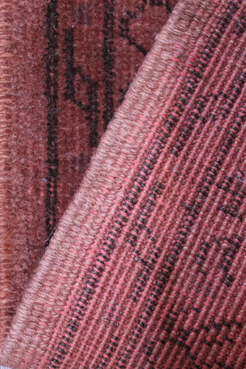 El Dokuma Pembe Vintage Halı