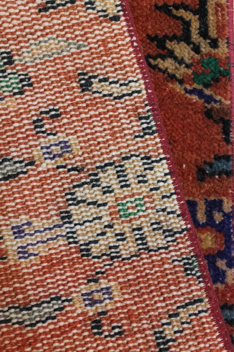 El Dokuma Natural Vintage Halı