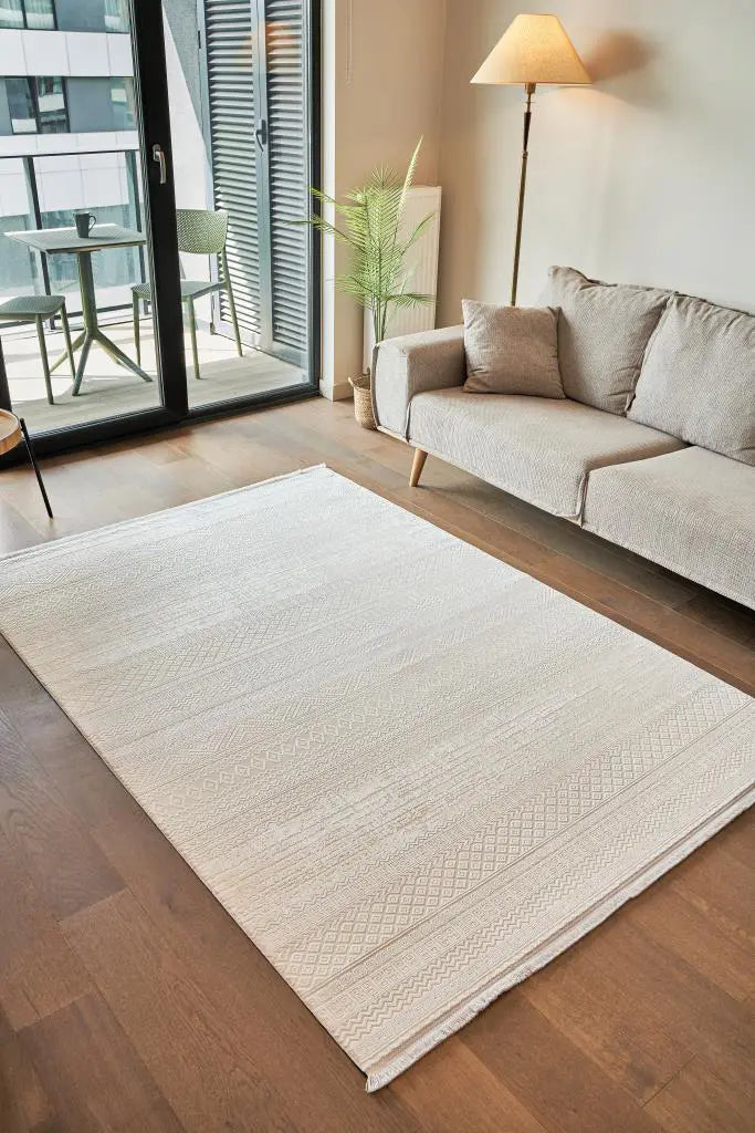 Apex Calista 1721 Gri Viskon Özel Tezgah Halısı