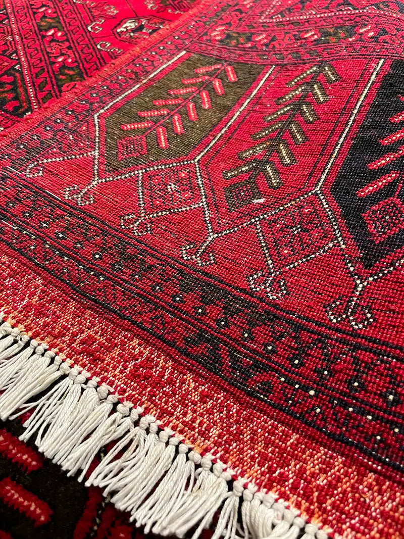 El Dokuma Afgan Bilicik Halısı Seccade