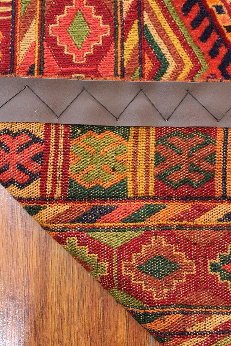 El Dokuma Afgan Berceste Renkli Yün Kilim