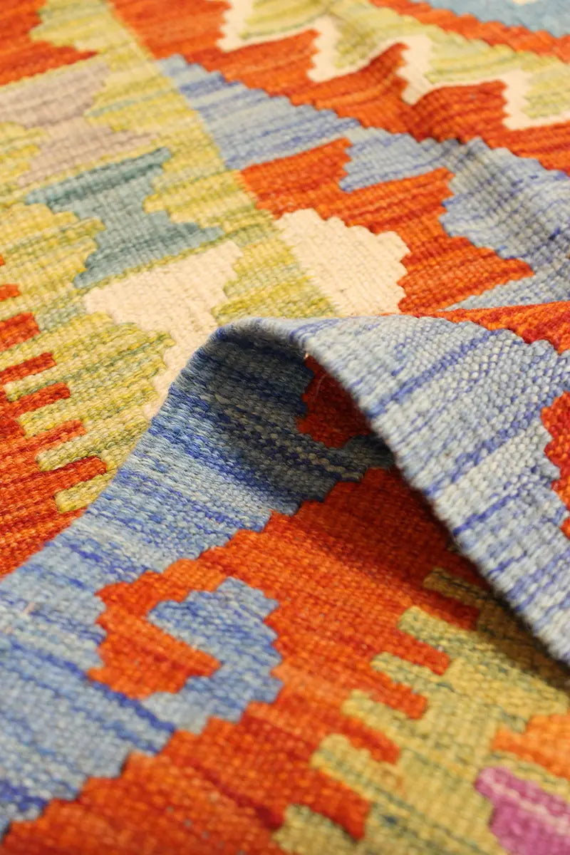 Natural El Dokuma Yün Afgan Kilim