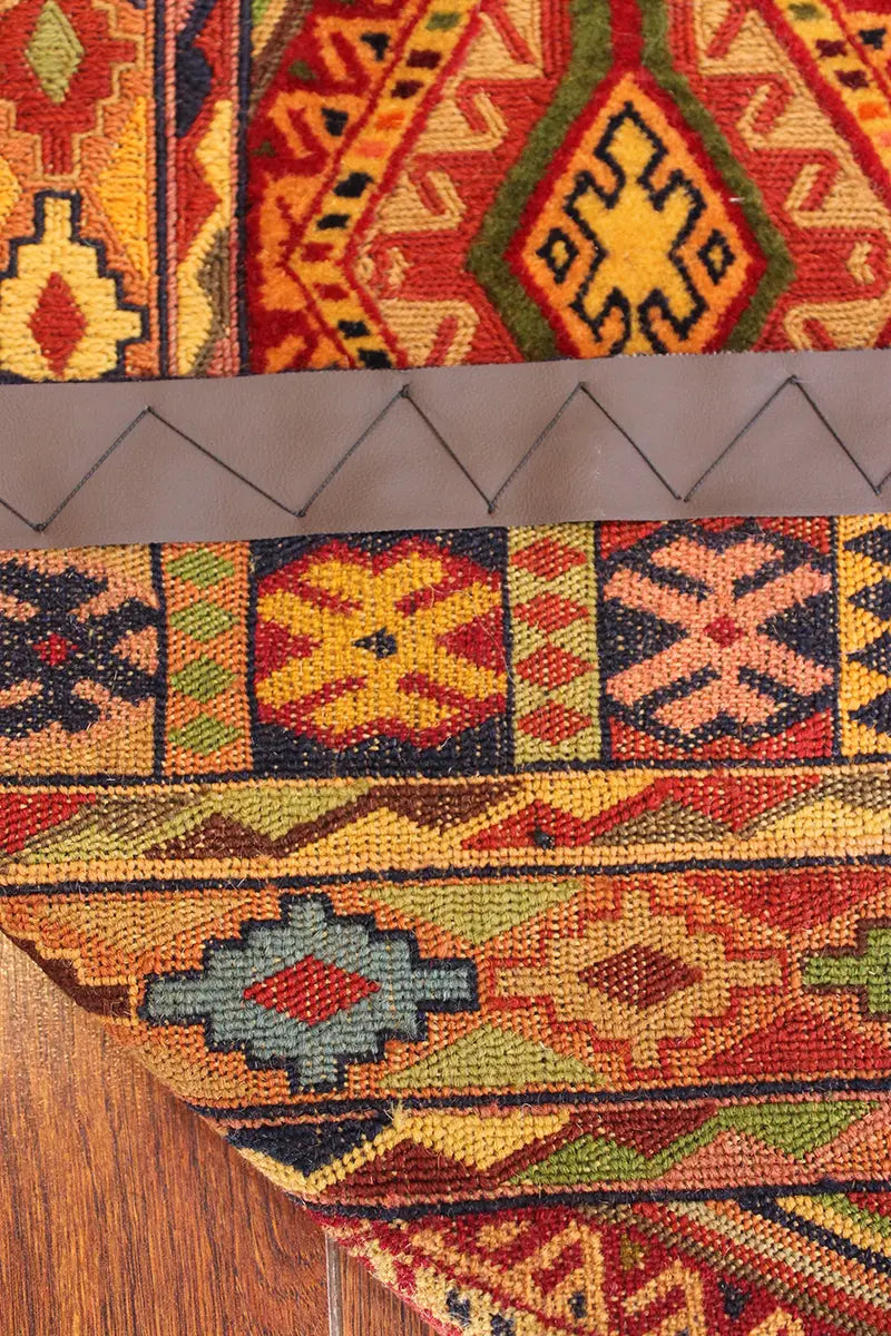 El Dokuma Afgan Berceste Renkli Yün Kilim