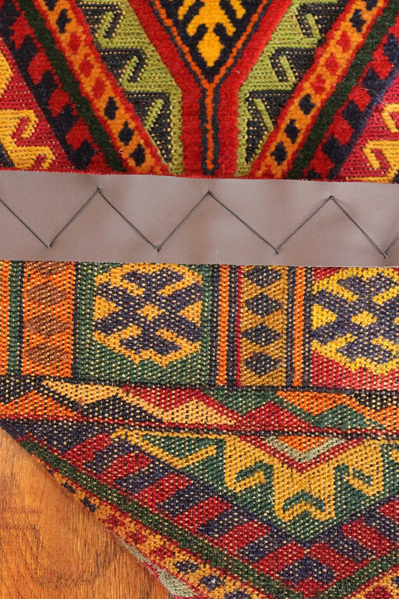 El Dokuma Afgan Berceste Renkli Yün Kilim