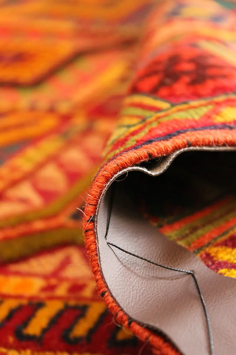 El Dokuma Afgan Berceste Renkli Yün Kilim