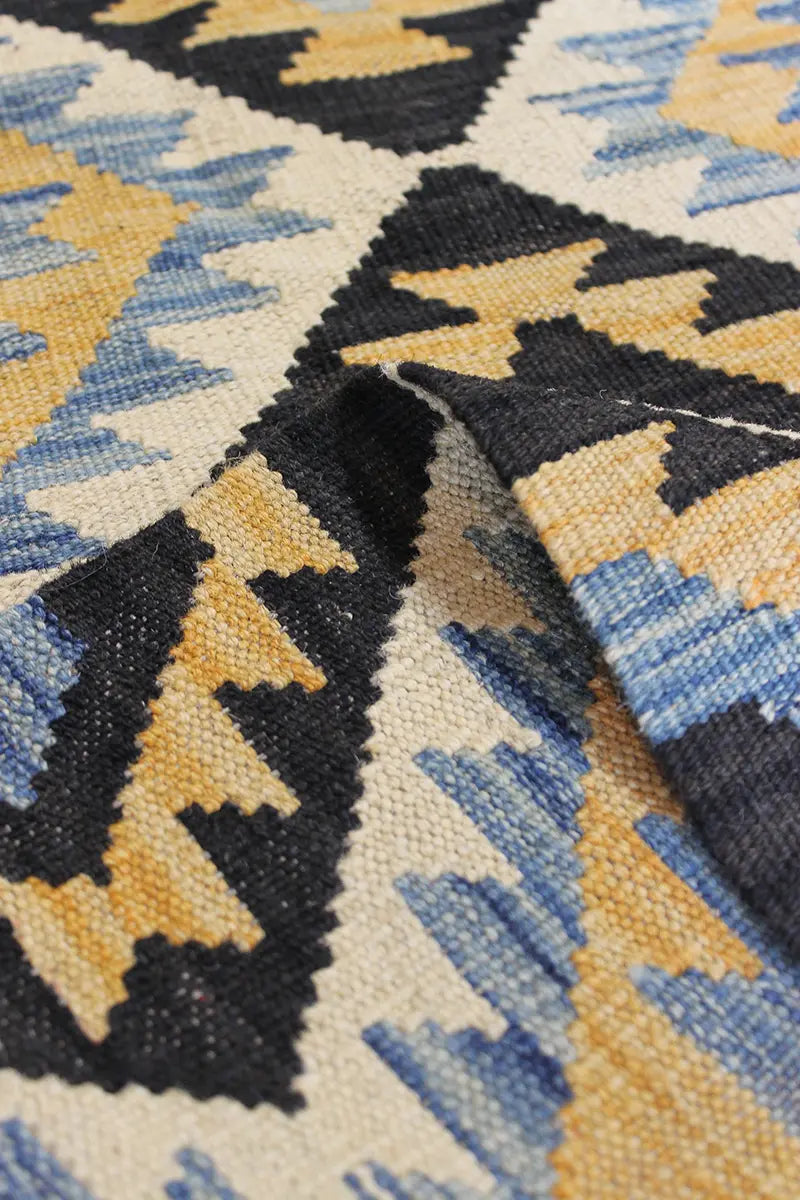 Natural El Dokuma Yün Afgan Kilim