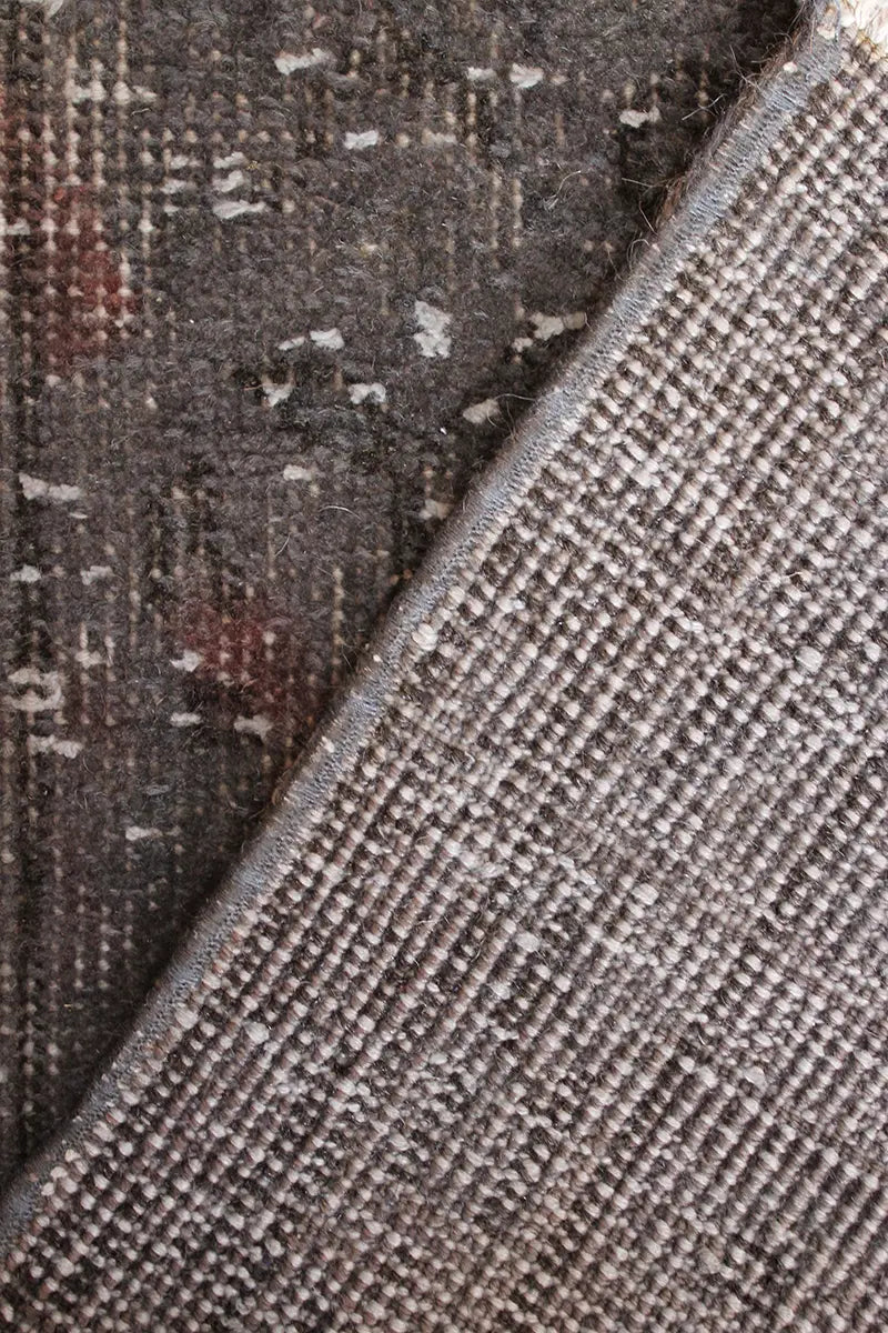 El Dokuma Kahve Vintage Halı