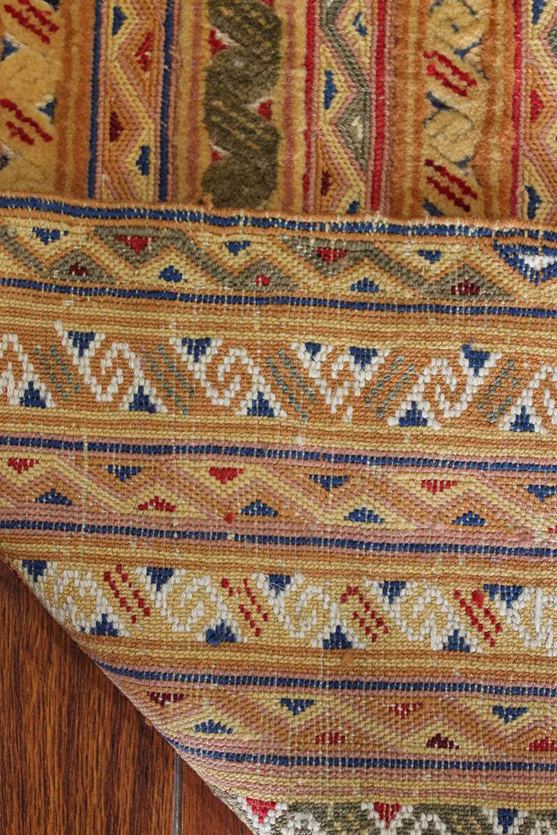 El Dokuma Afgan Berceste Kahve Yün Kilim