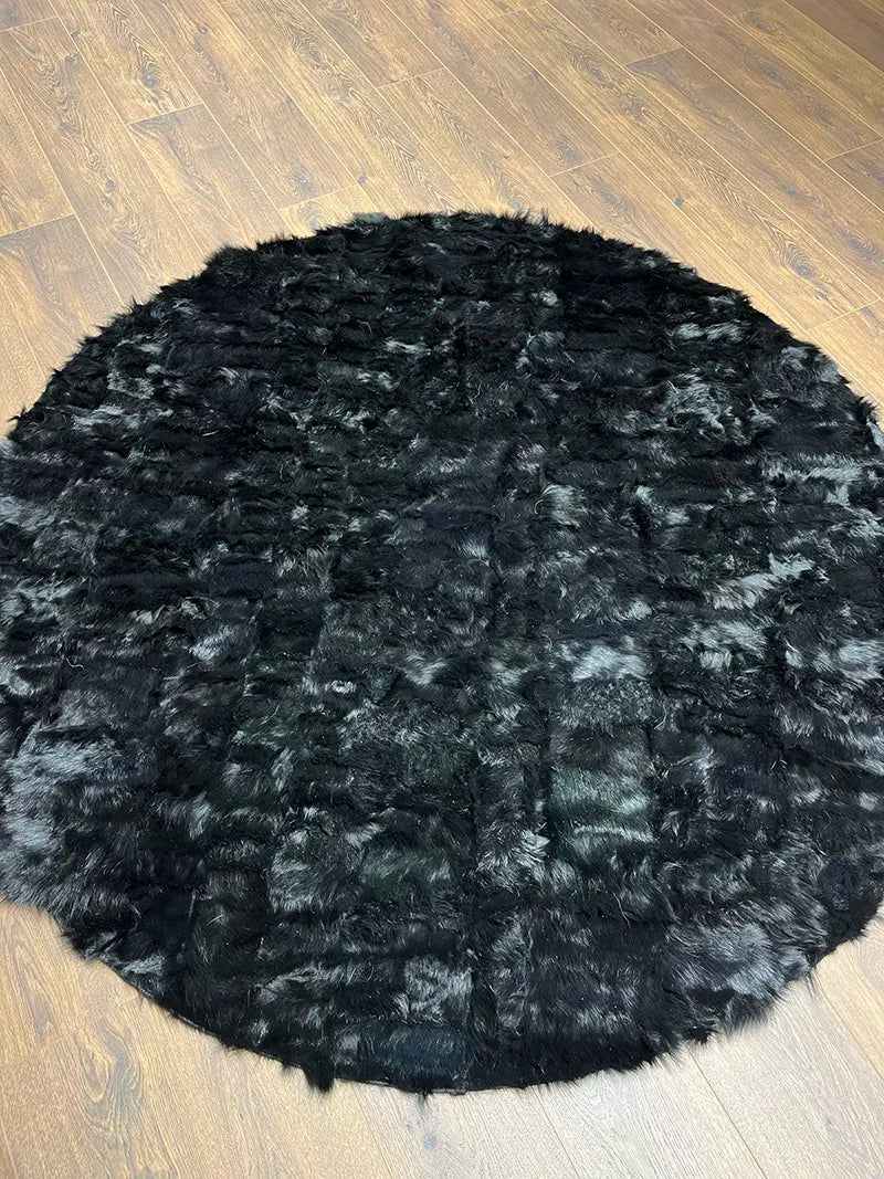 Toscana Serisi Sade Desenli Deri Post Halı