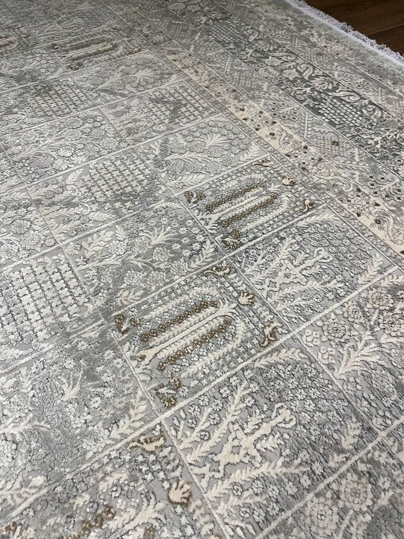 Apex Aura 2825 Gri Özel Tezgah Halısı