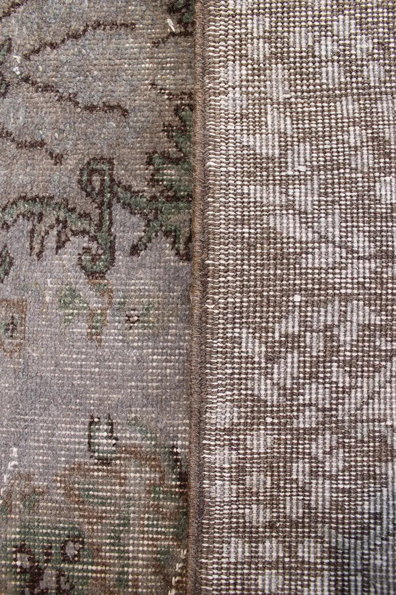 El Dokuma Kahve Vintage Halı