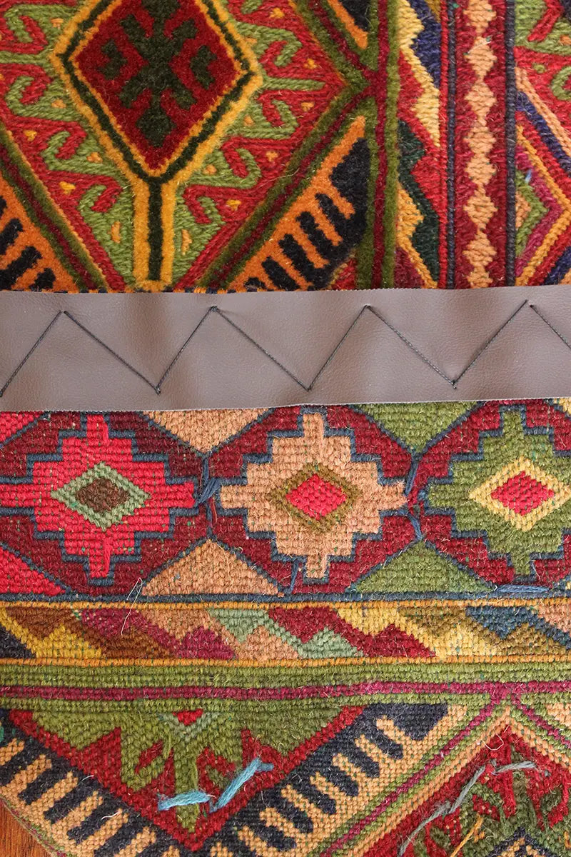 El Dokuma Afgan Berceste Renkli Yün Kilim