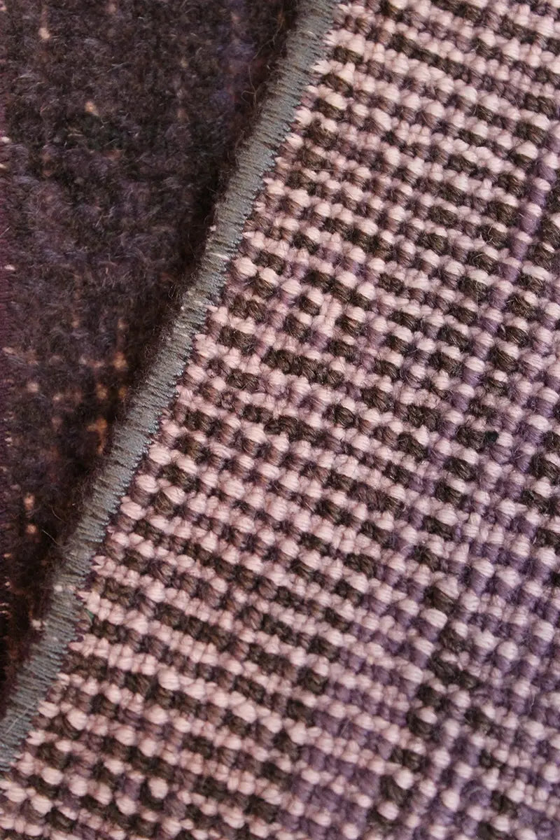 El Dokuma Mor Vintage Halı