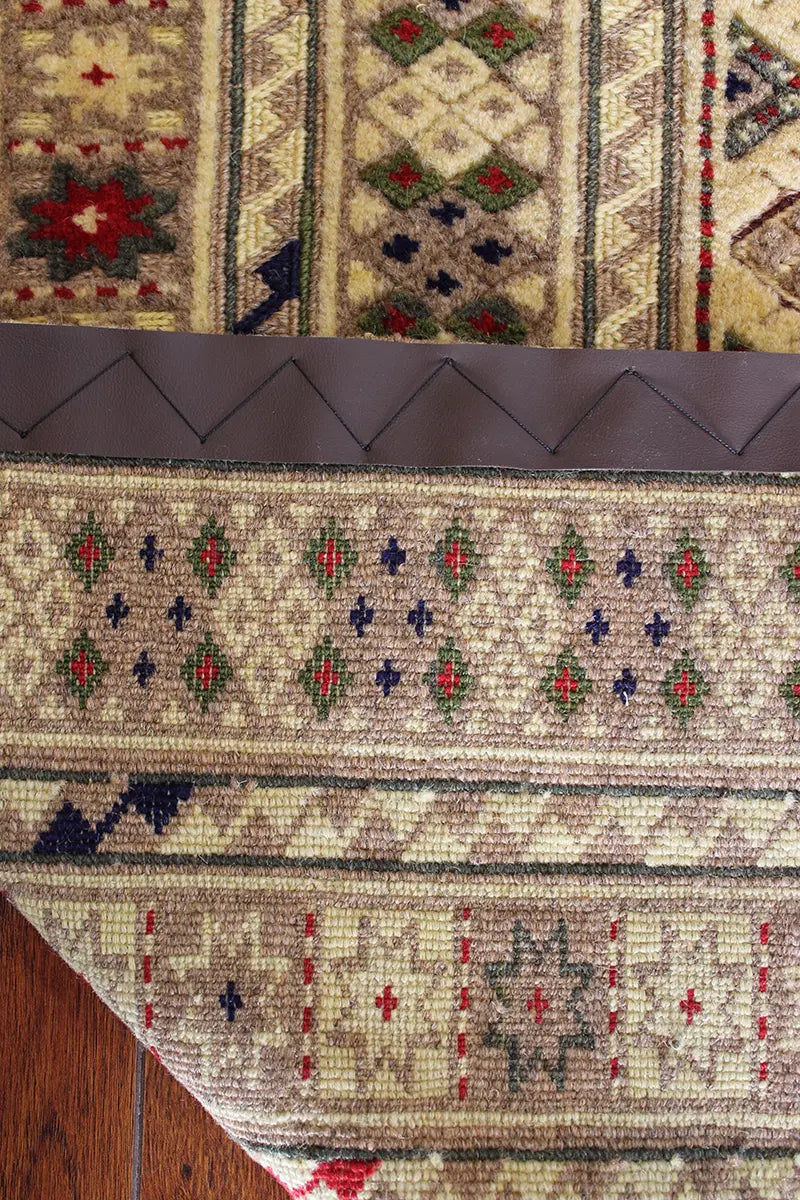 El Dokuma Afgan Berceste Bej Yün Kilim