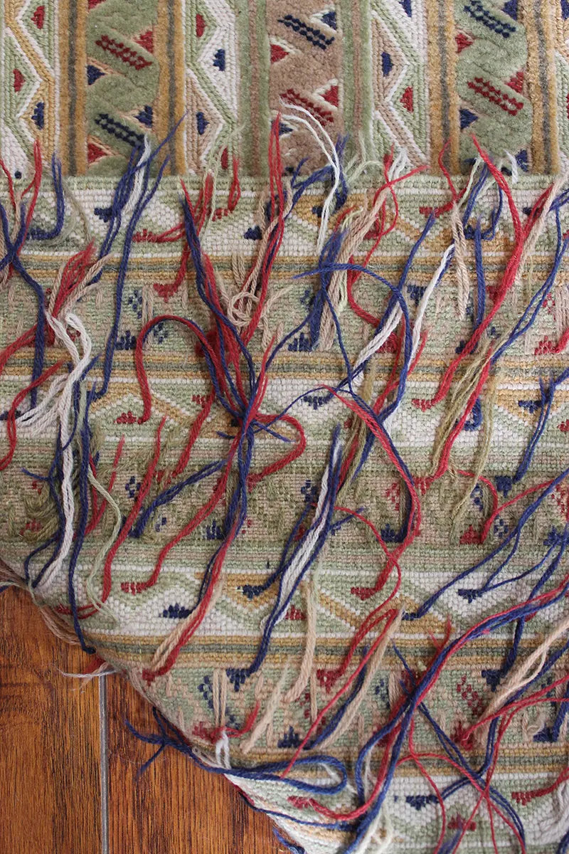 El Dokuma Afgan Berceste Kahve Yün Kilim