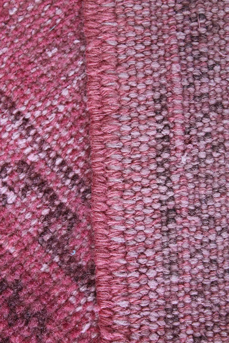 El Dokuma Pembe Vintage Halı