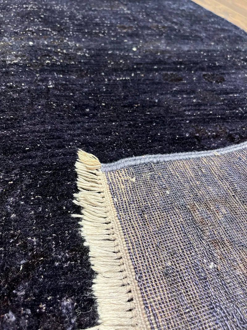 Overdye Serisi Eskitme El Dokuma Mor Halı