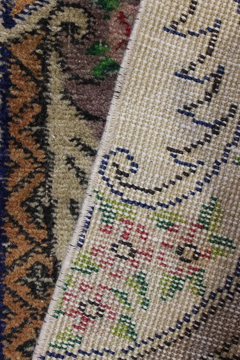 El Dokuma Natural Vintage Halı