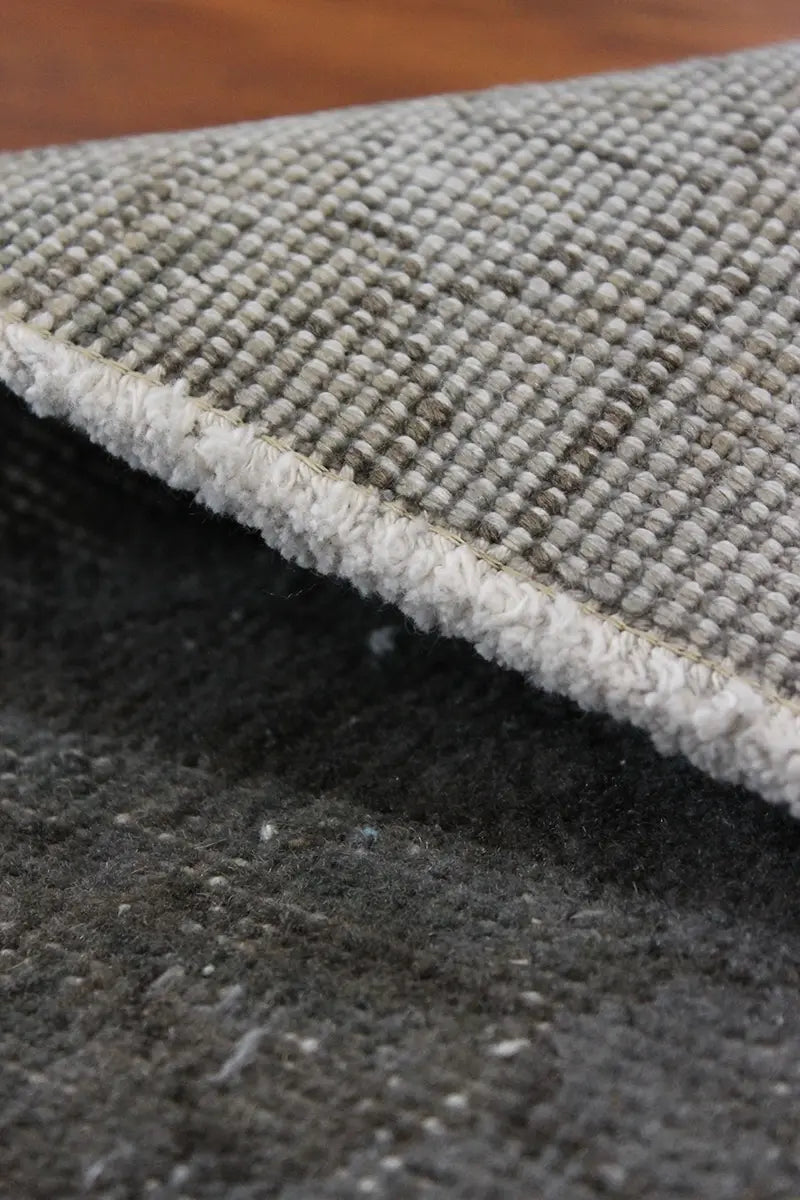 El Dokuma Gri Vintage Halı