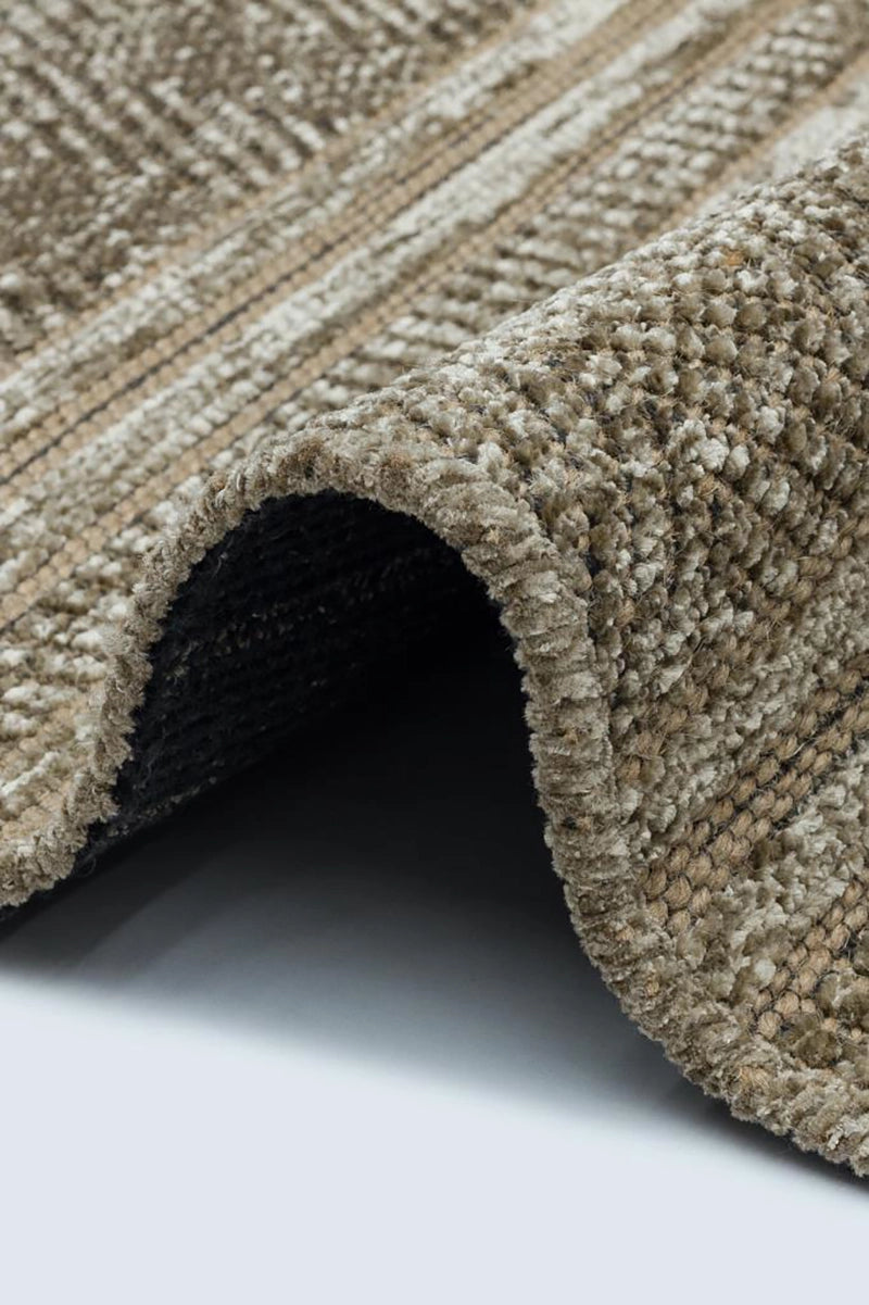 Apex Gloria 4003 Jüt Dokuma Vizon Makine Dokuması Kilim