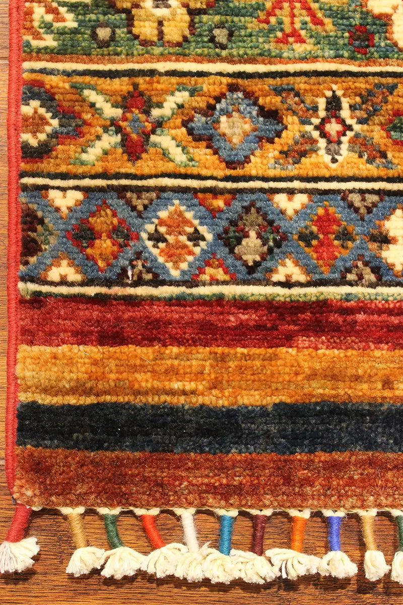 Anadolu Şal Desen Yün El Dokuma Halı Yolluk