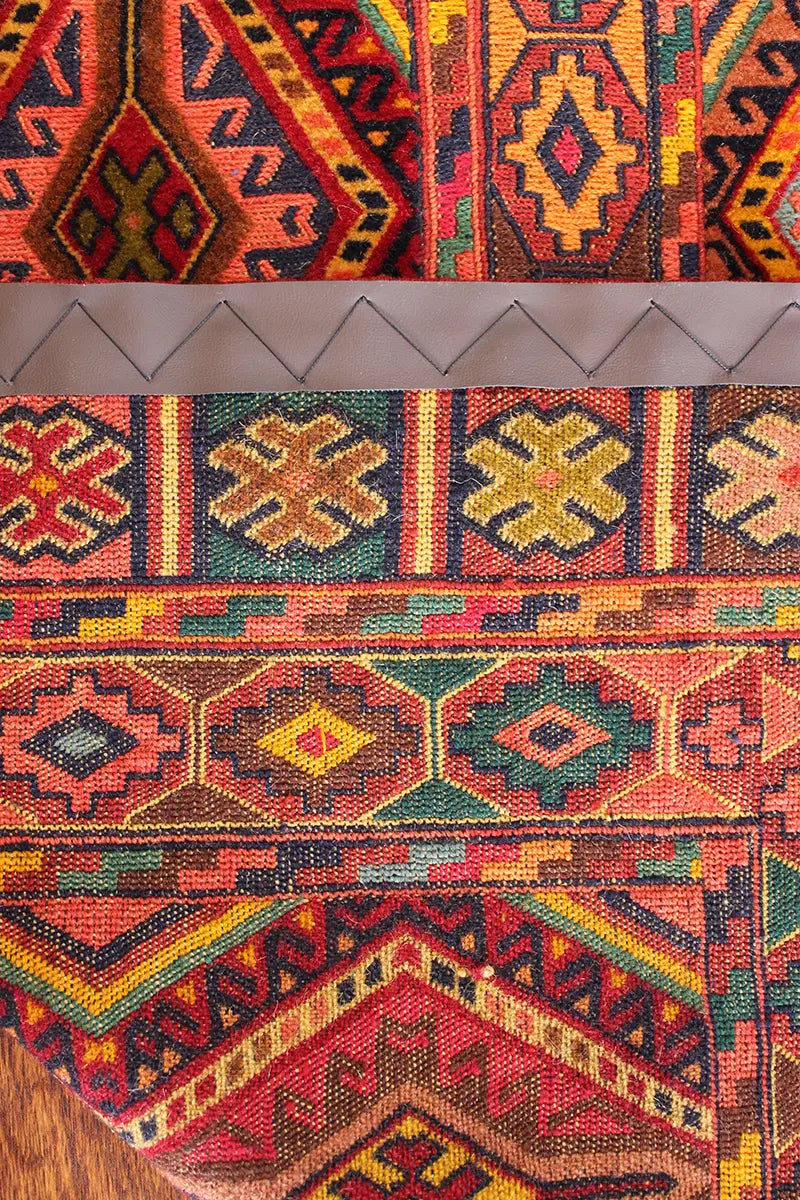 El Dokuma Afgan Berceste Renkli Yün Kilim