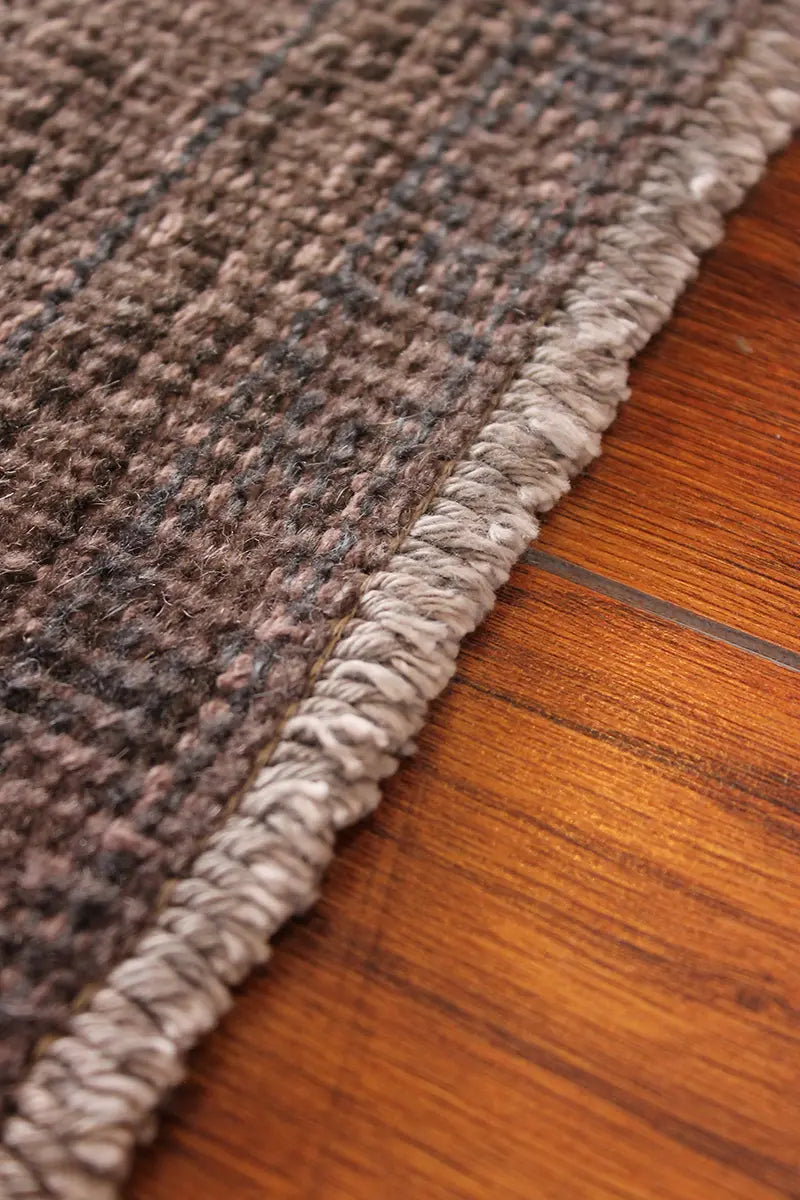 El Dokuma Kahve Vintage Halı