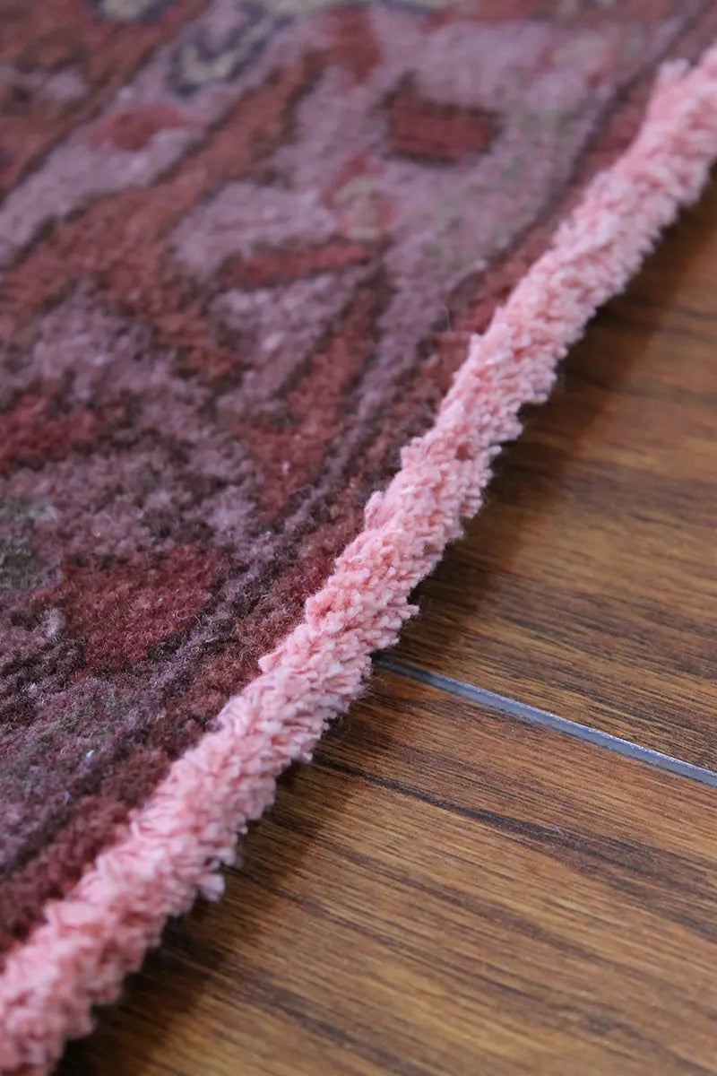 El Dokuma Pembe Vintage Halı