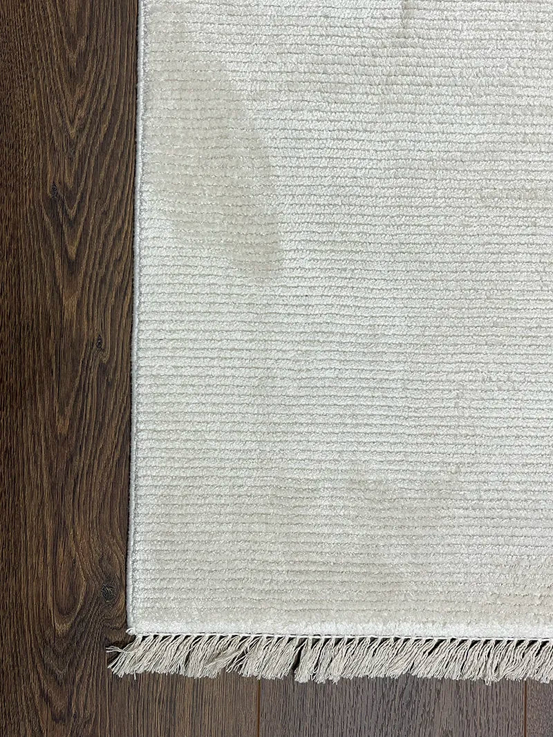 Modern Düz Krem Bambu Özel Tezgah Halısı