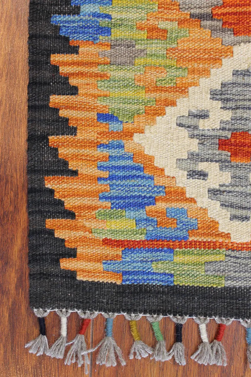 Natural El Dokuma Yün Afgan Kilim